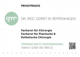 , Dr. med. Gerrit Reppenhagen, Privatpraxis im Ruhrgebiet Dr. med. Gerrit M. Reppenhagen, Ruhr-OP, Mülheim an der Ruhr, Facharzt für Plastische und Ästhetische Chirurgie, Chirurg (Facharzt für Chirurgie)